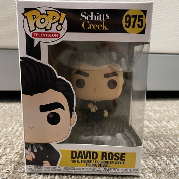 David Rose from the television show Schitt's Creek as a
Funko POP!-NEW